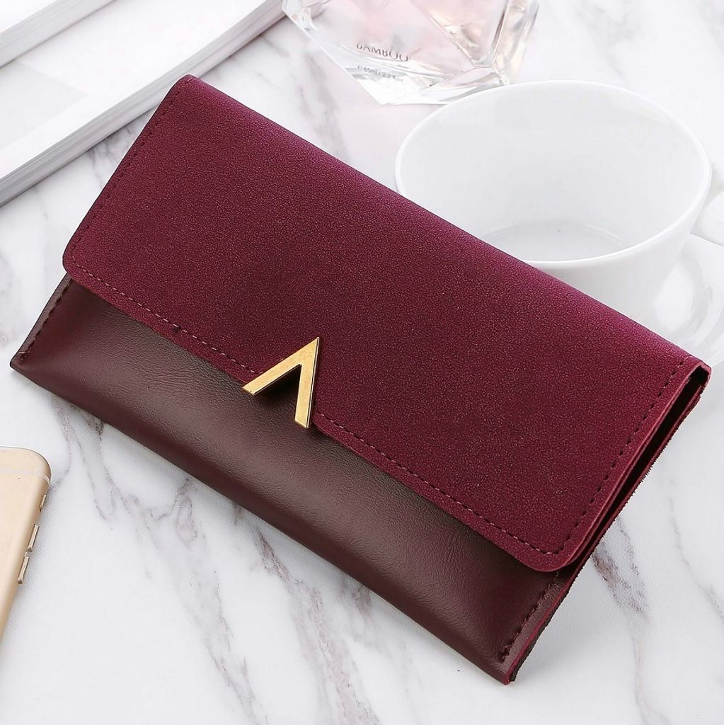 Edina Geldbörse - Elegante Damenbörse in Burgundy für jeden Tag KP15370