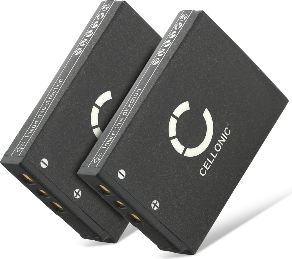 subtel 2x Akku für Kamera Kompatibel mit Kodak Easyshare V1003, Easyshare V803, Easyshare M381, KLIC-7003 - (1050mAh, 3.7V)