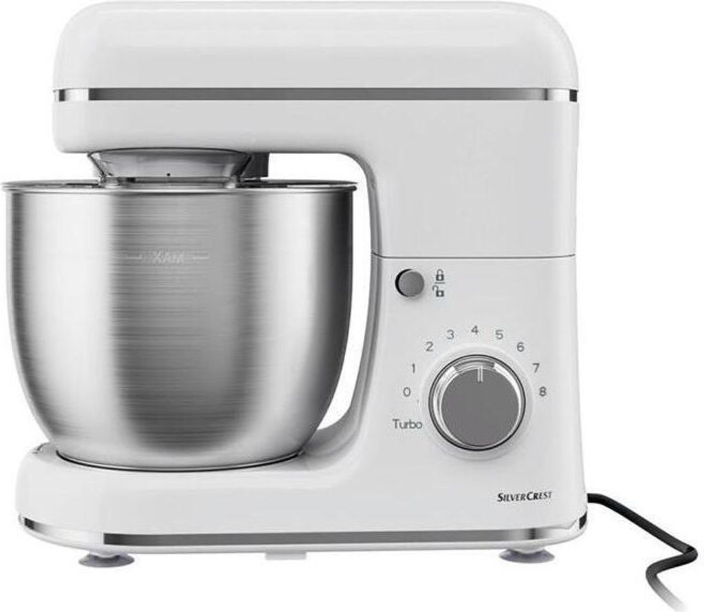 SILVERCREST® Küchenmaschine »SKM 600 B2« weiß Teigmaschine Produktbild 
