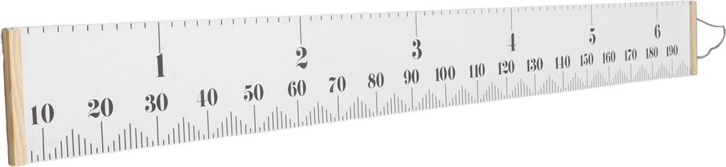 Kinder Wachstum Diagramm genaue Baby Höhe Wachstum Diagramm Lineal abnehmbare Leinwand Wand hängende Messung Chart für Home Classic White