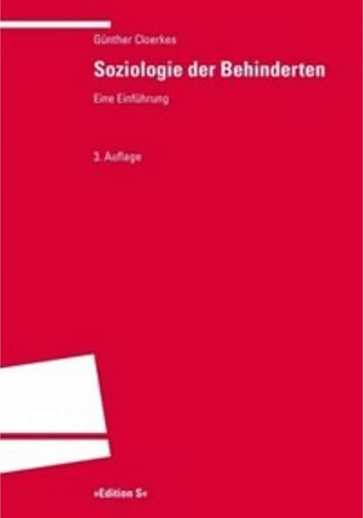 Soziologie der Behinderten - Manuel de référence en sociologie du handicap