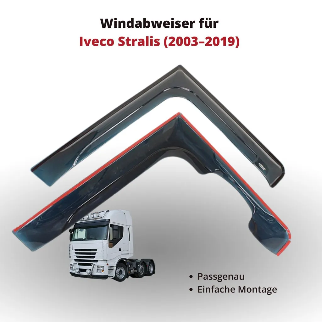 Déflecteur d'air Iveco Stralis : Finis les bruits de vent et la pluie