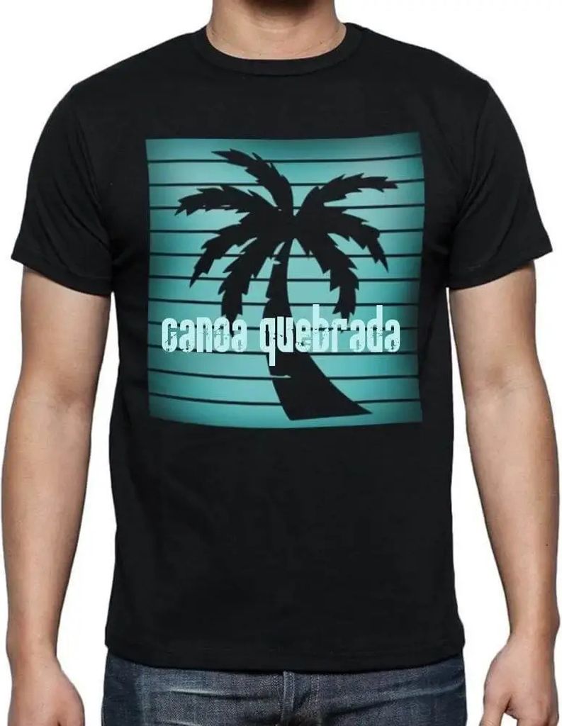 Herren Grafik T-Shirt Palme Strand Urlaub in Canoa Quebrada – Palm, Beach, Holidays In Canoa Quebrada – Öko-Verantwortlich Vintage Jahrgang Ku...