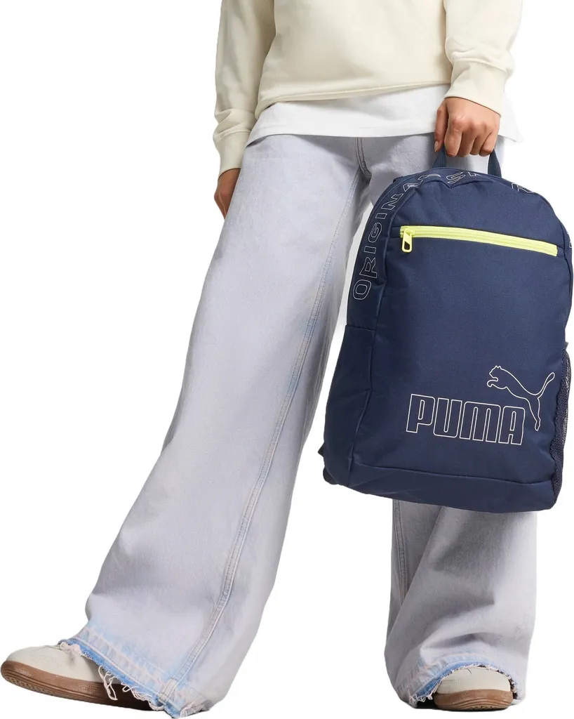 PUMA Sac à dos Phase Backpack II Puma Navy bleu marine 22L robuste