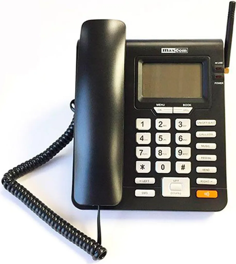 Téléphone Fixe DECT Maxcom MM28D Noir avec Carte SIM pour la Maison - 2