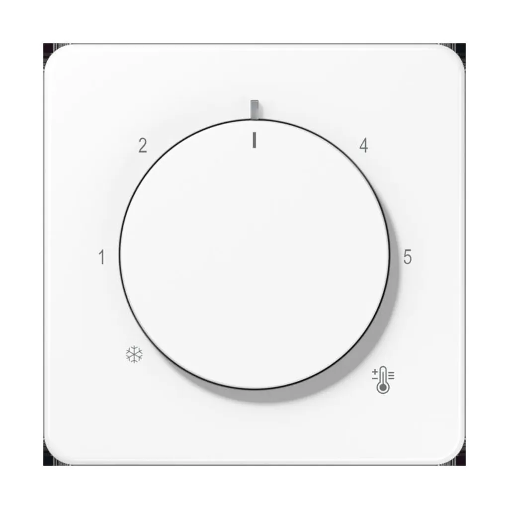 Enjoliveur Thermostat Jung CD1749BFWW Blanc pour Commande de Chauffage