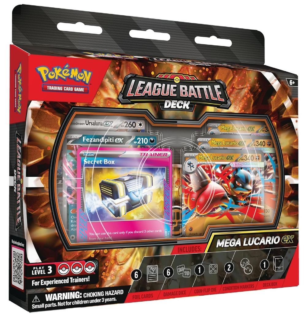 Pokemon Mega Lucario ex League Battle Deck Immagine del prodotto 