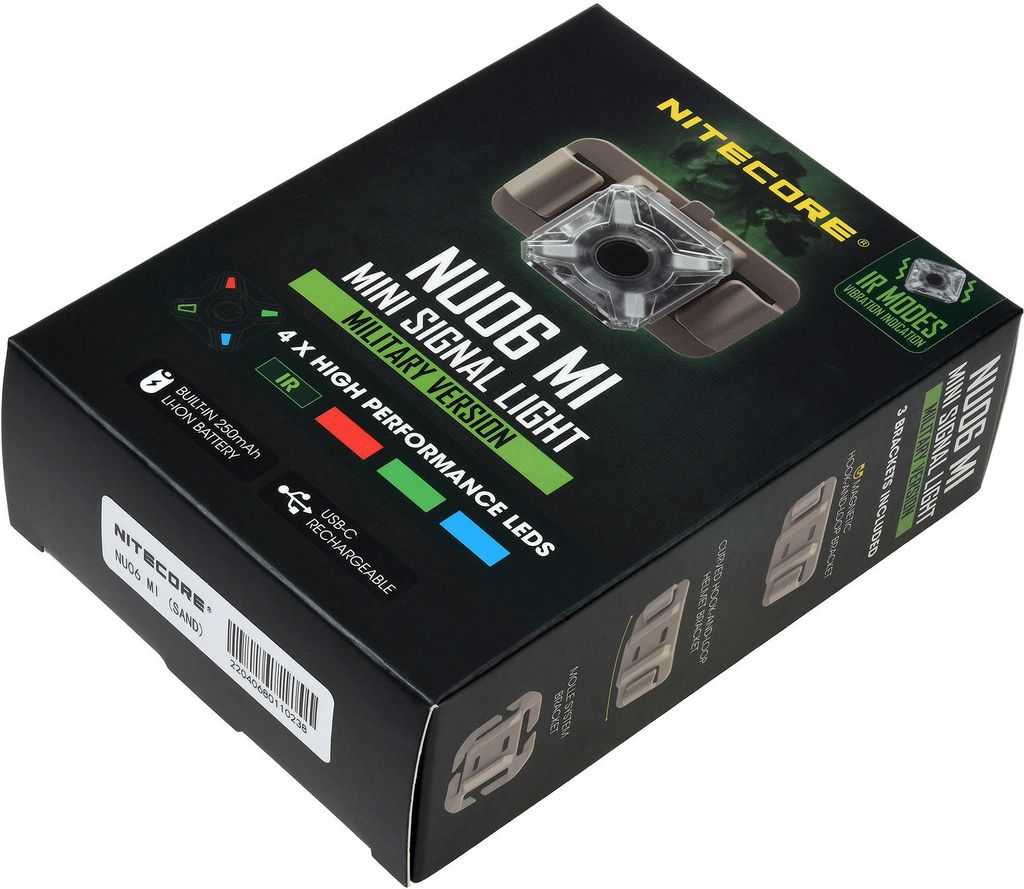 Nitecore NU06 MI mehrfarbige Signal-Leuchte, Signal-Lampe Produktbild 