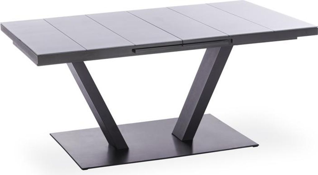 Niehoff Prano Ausziehtisch Aluminum/Glas 180/240x100 cm