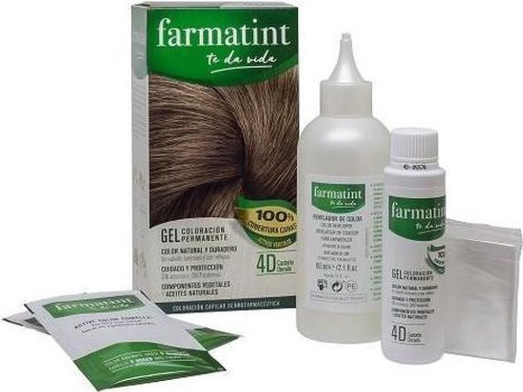 FARMATINT GEL coloración permanente #4d-castaño dorado 5 u