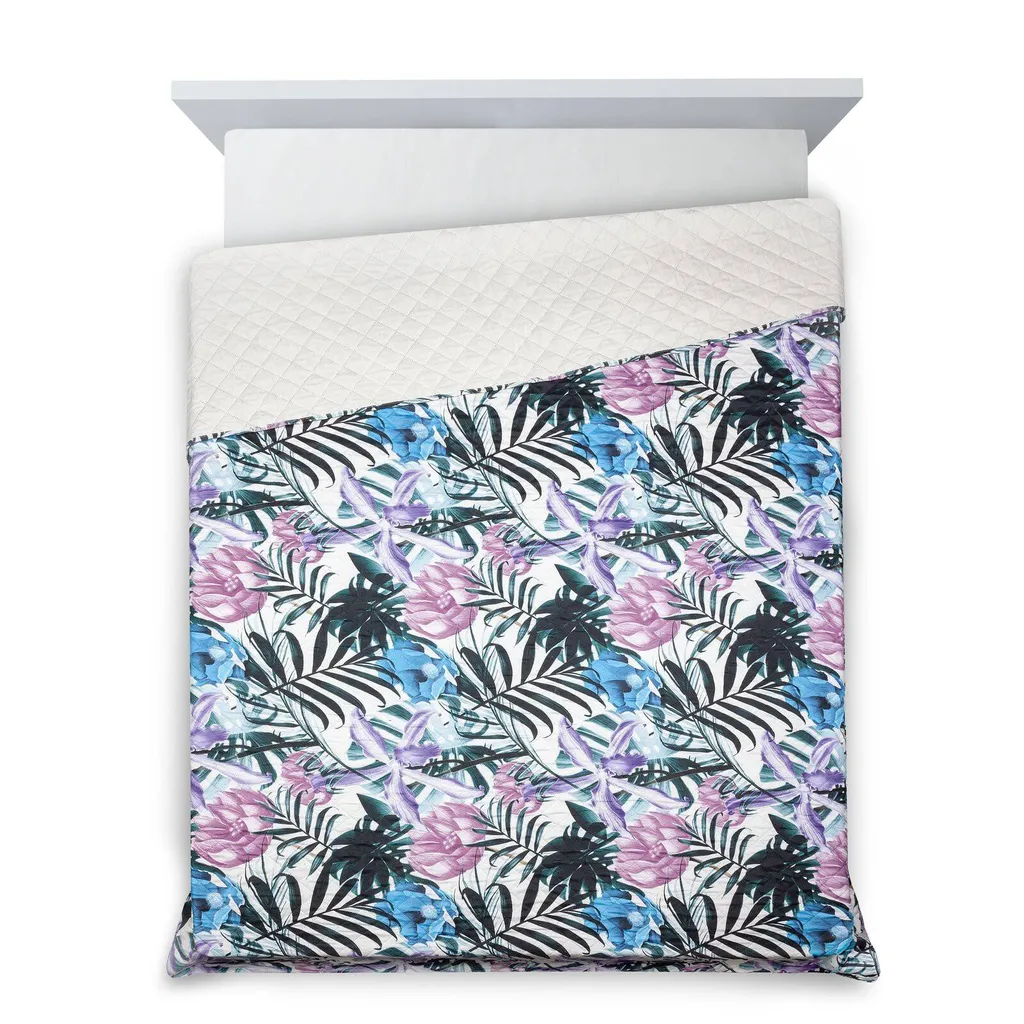 Couvre-lit MALIBU 220x240 microfibre : la solution anti-plis et rapide - 2