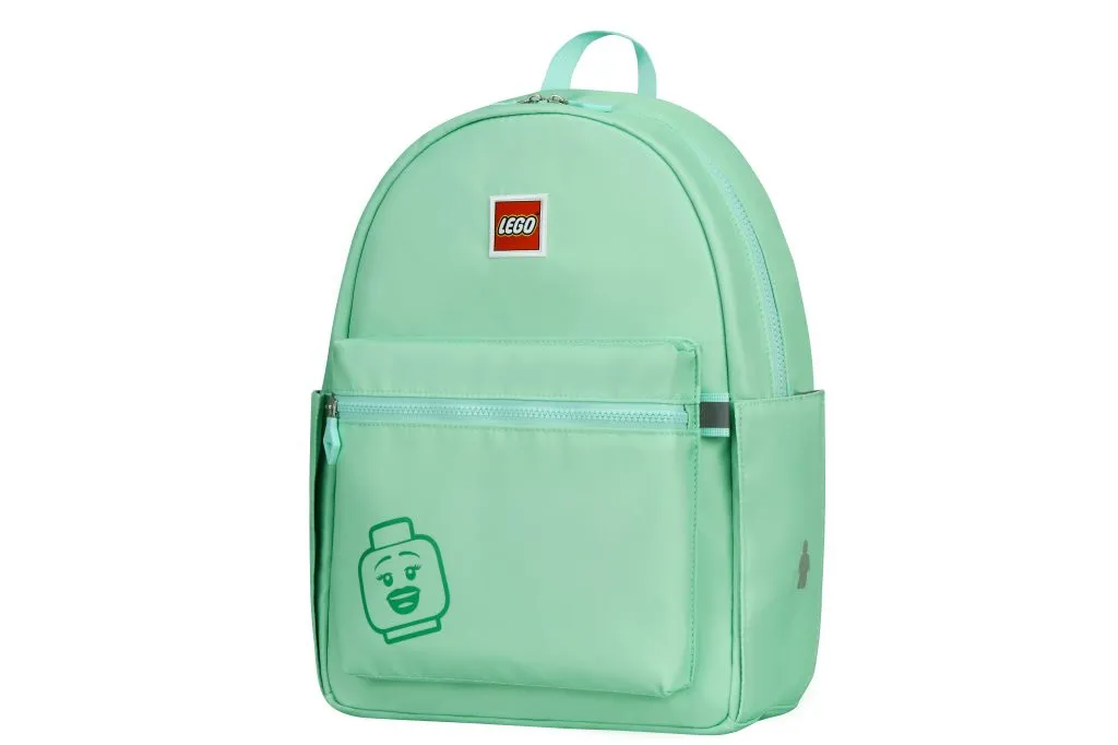 Sac à dos urbain Tribini JOY vert pastel - Idéal pour le quotidien