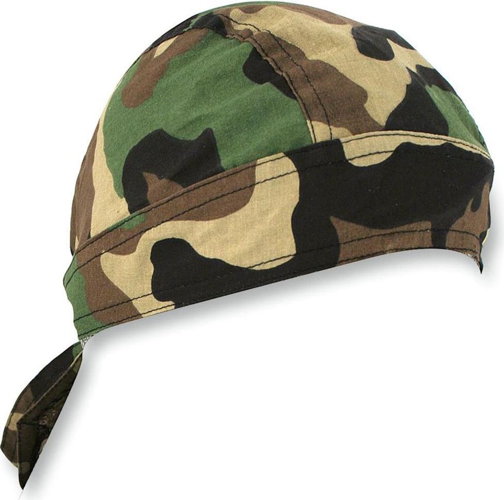 Zan Headgear Headwrap Flydanna Woodland Camo Kopftuch Produktbild 