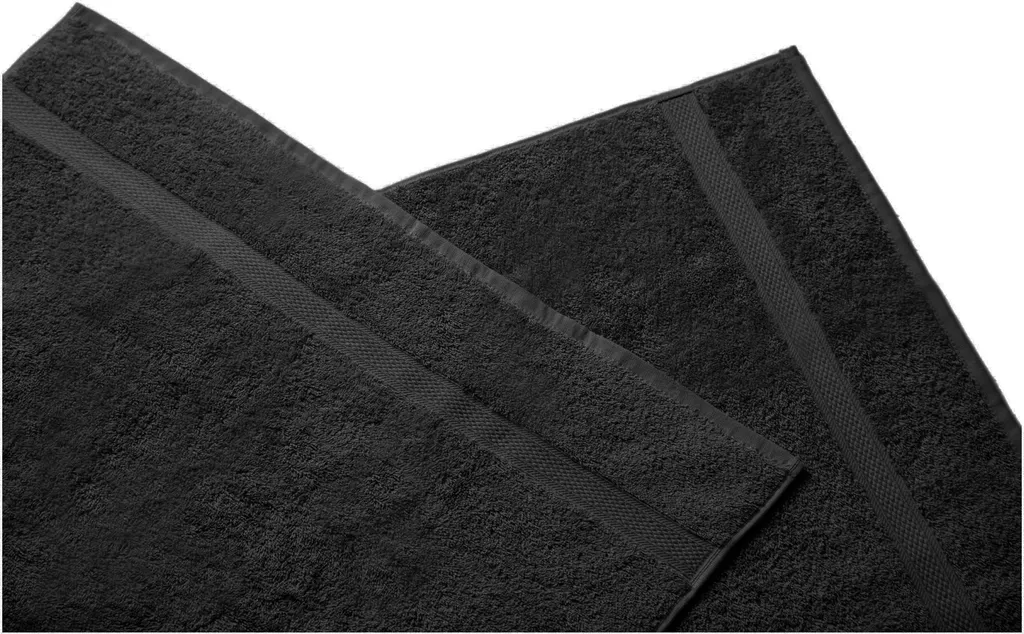 Serviette de Bain Belledorm BM218 Noire : Adieu Humidité et Irritations