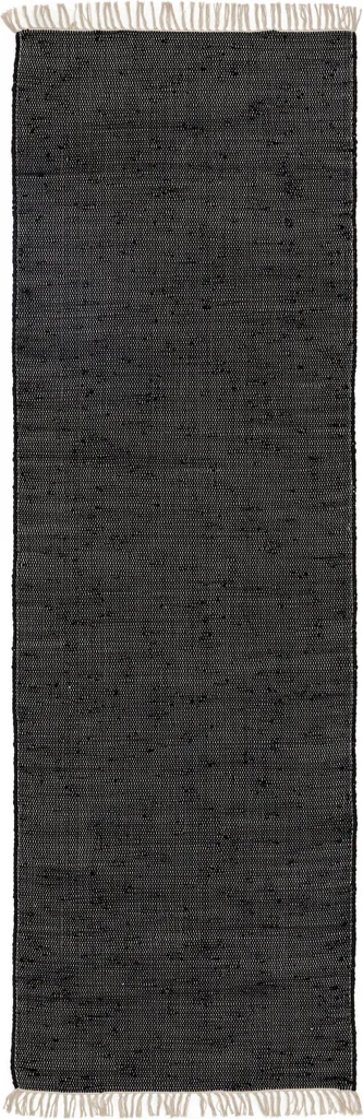 Tapis Coton Noir Interiyou Toledo 80x250 : Protégez vos Sols avec Style