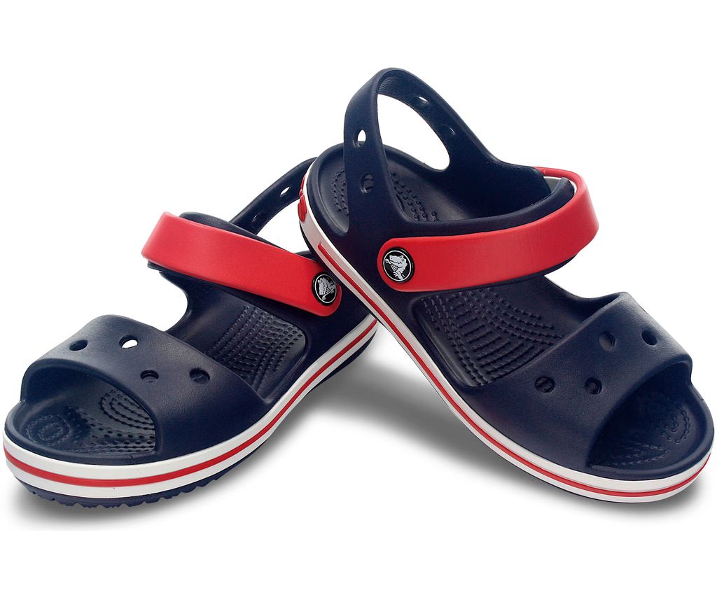 Crocs Kids' Crocband Sandały Red/Navy 28-29 Zdjęcie produktu 