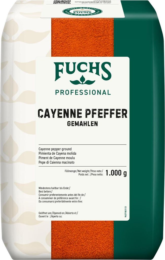 Pepe di Caienna Fuchs macinato da varietà di peperoncino Immagine del prodotto 