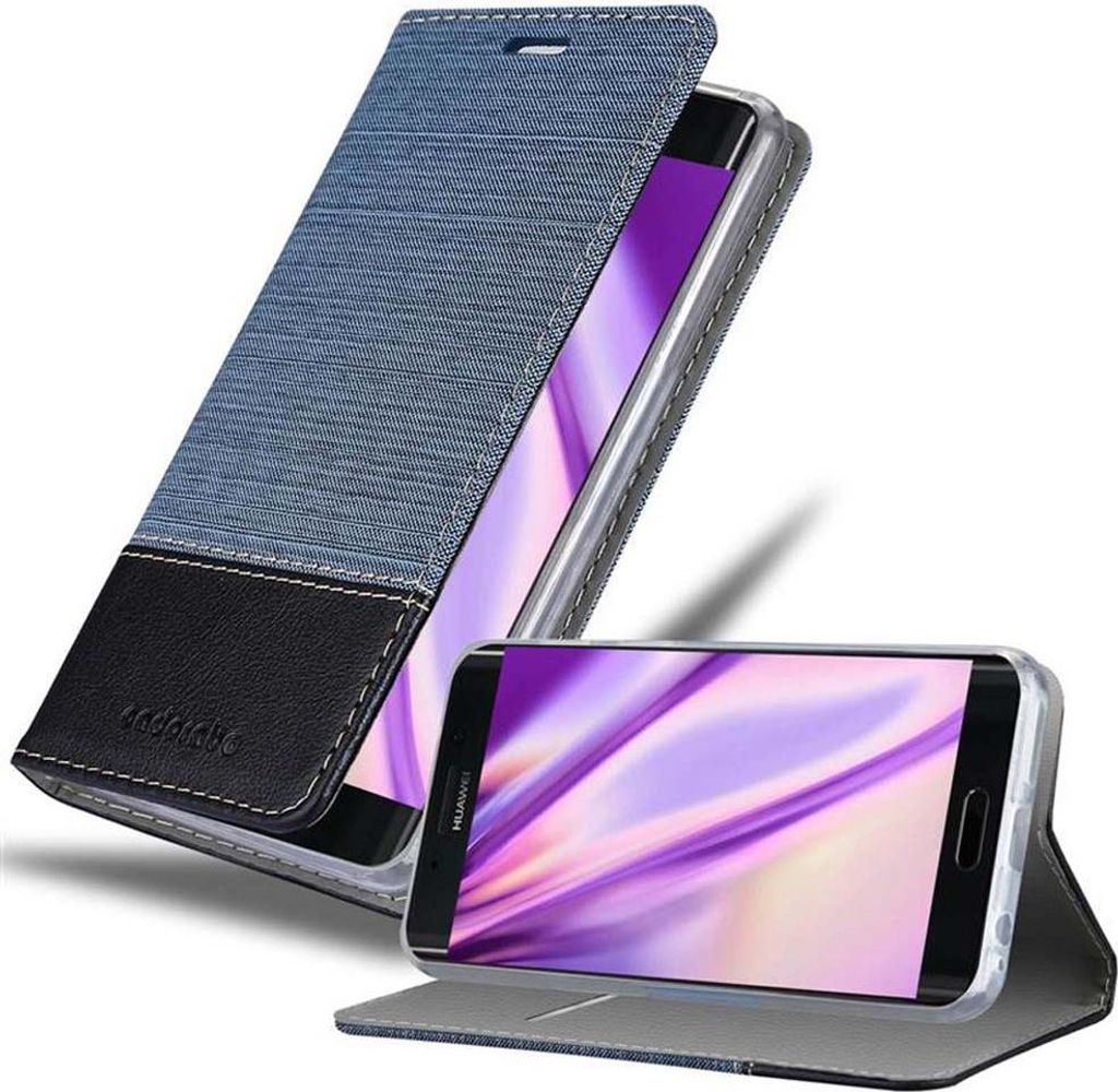 Cadorabo Hülle für Huawei MATE 9 PRO Schutzhülle in Blau Handy Hülle Etui Book Case Cover