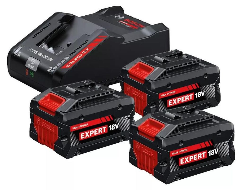 Bosch Expert Starter-Set EXBA18V-80 + EXAL18V-160 Produktbild 