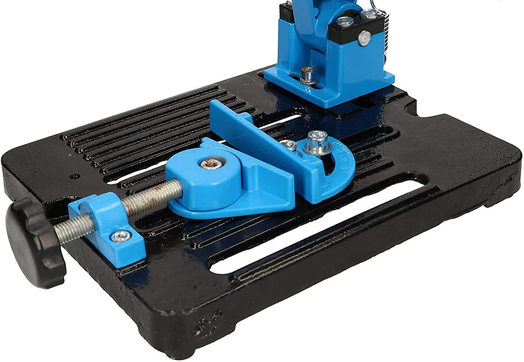 Support Meuleuse d'Angle Ø 125 mm Stable avec Mors de Serrage Rapide