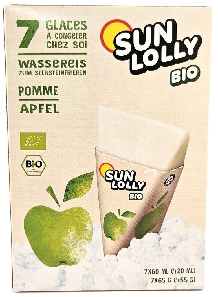 Ghiaccio all'acqua Sun Lolly per autocongelamento al gusto Immagine del prodotto 
