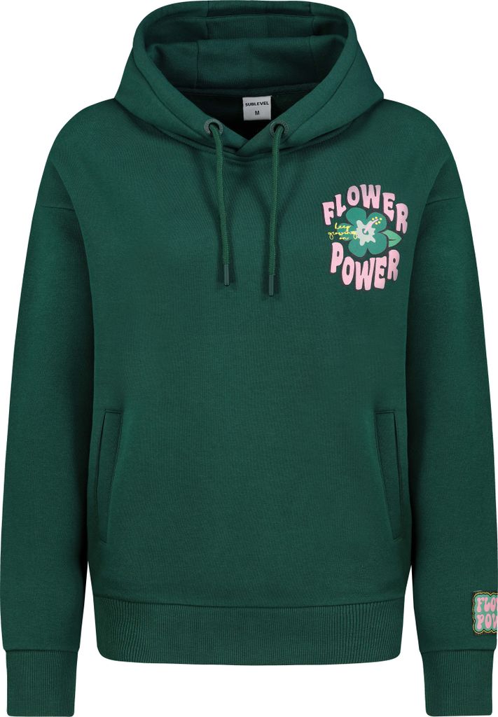 Sublevel Hoodie mit Spread Your Love Schriftzug Größe: XL