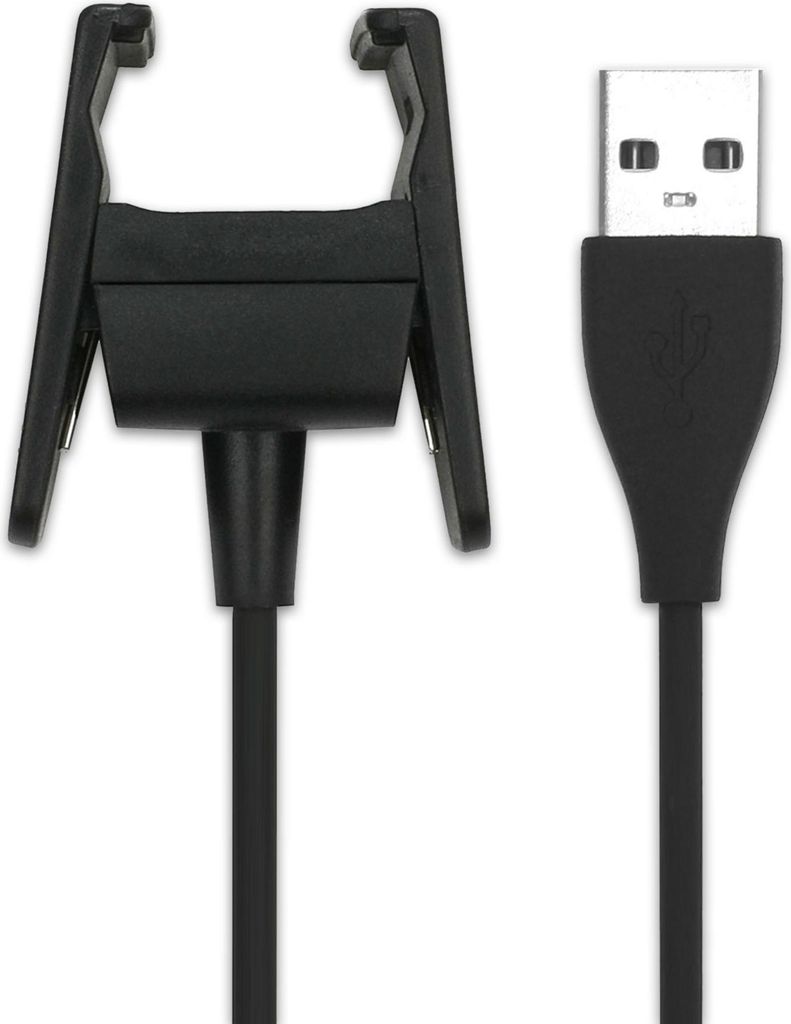 subtel 0,20m Ersatz USB Kabel kompatibel mit FitBit Charge 2 Smartwatch Ladekabel Smartwatch Connector auf USB A 2.0 Datenkabel , Sportuhr Fitness Uhr