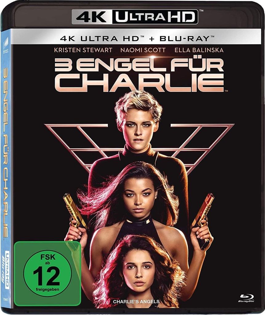 PLAION 3 Engel für Charlie (2020) (4K-UHD+Blu-ray), Film, Blu-ray, Deutsch, Englisch, Spanisch, Japanisch, 118 min, Charlie's Angels, Abenteuer
