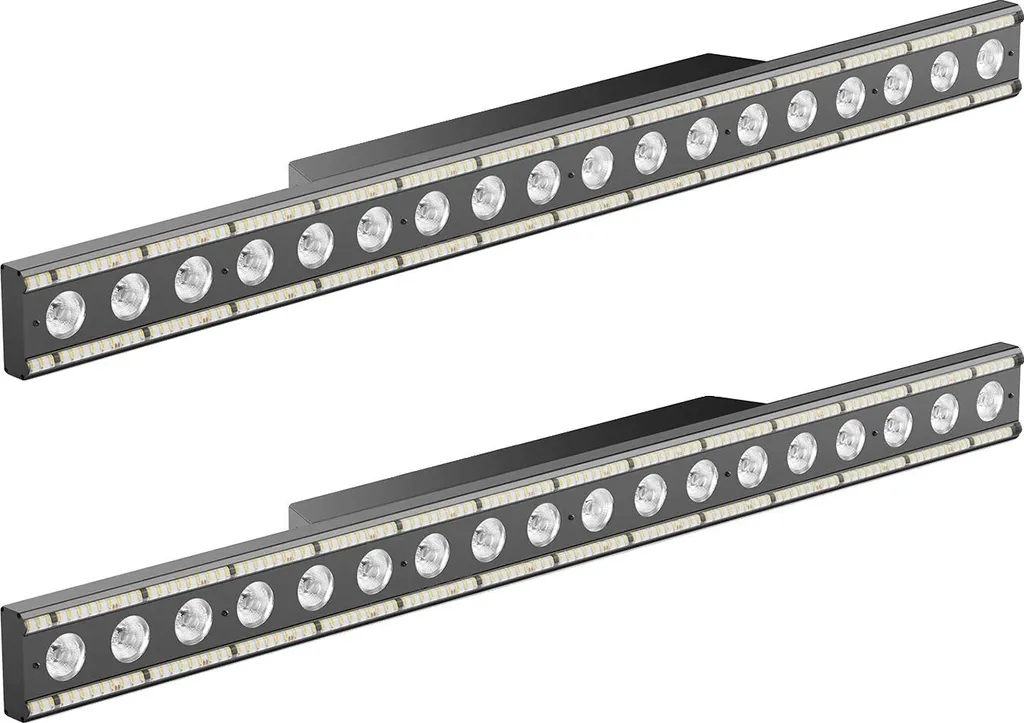 Pack 2 Lumières Wash DMX Effets Dynamiques Réglables et Prise Europe