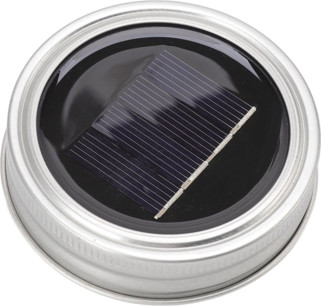 Solarbetriebene Lichterkette fš¹r Einmachgl?ser (20 LEDs, 2 Meter lang, wasserdicht, flammenfrei)