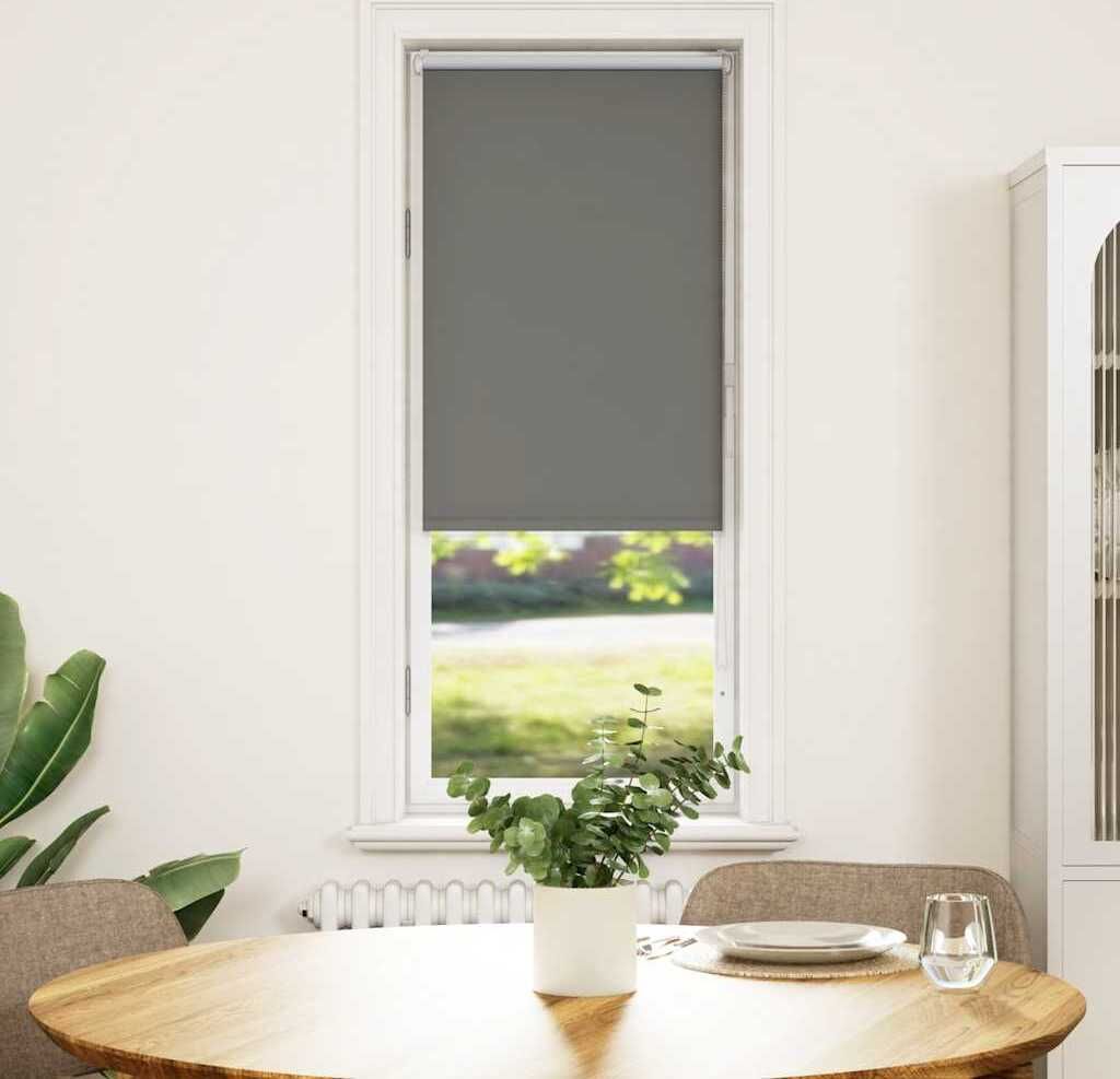 "SPRING SALE"Verdunkelungsrollo Grau 40x130 cm Stoffbreite 35,7 cm Polyester GermanyMöbel 15453 - Rollos