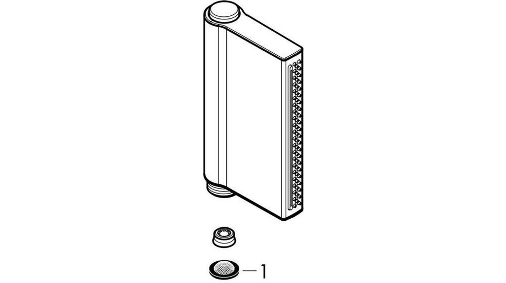 Handbrause SHOWERSOLUTIONS ONE 2jet chrom chrom