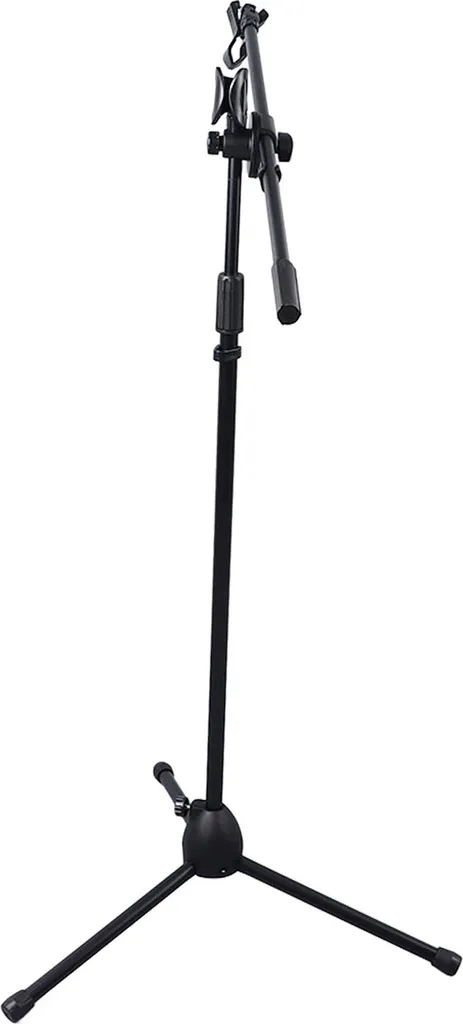 Pied de micro professionnel de scène avec double pince universelle