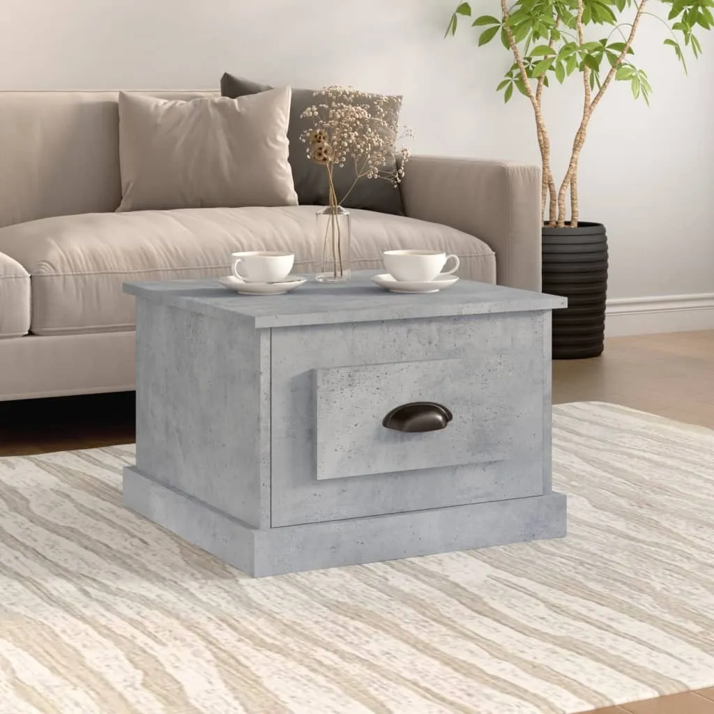 Maison Exclusive Tavolino Grigio Cemento 50x50x35 - Qualità e Stile