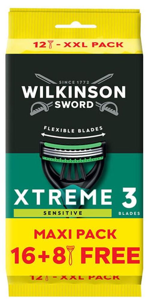 XTREME-3 SENSITIVE Einwegrasierer, 24 Stü ck Produktbild 