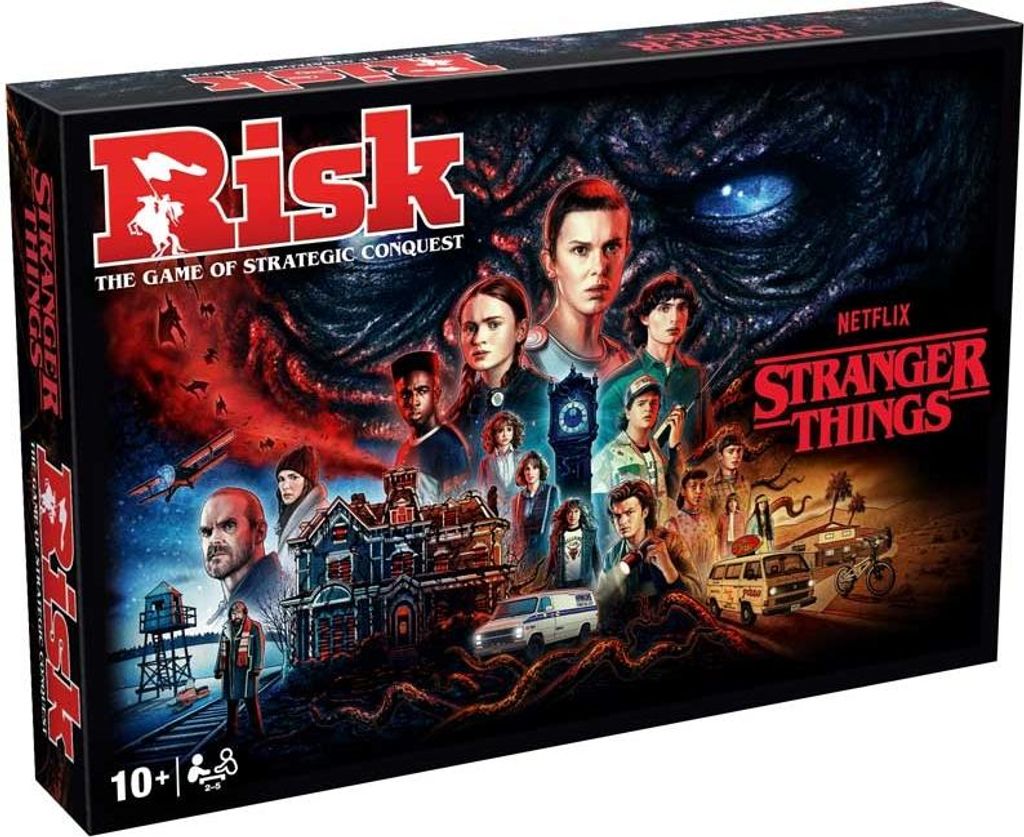 Hasbro RISK Brettspiel Stranger Things Strategie 2-5 Spieler Geschenk