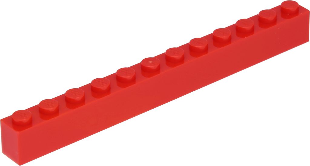 Lego 100 Stück 6112 Stein Brick 1x12 Part Basic Steine 100 Rot