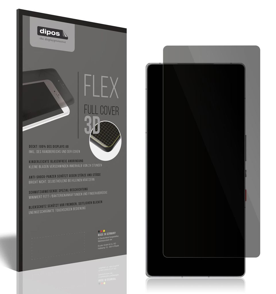 Full Cover Privacy Blickschutzfolie für Nubia REDMAGIC 10 Produktbild 