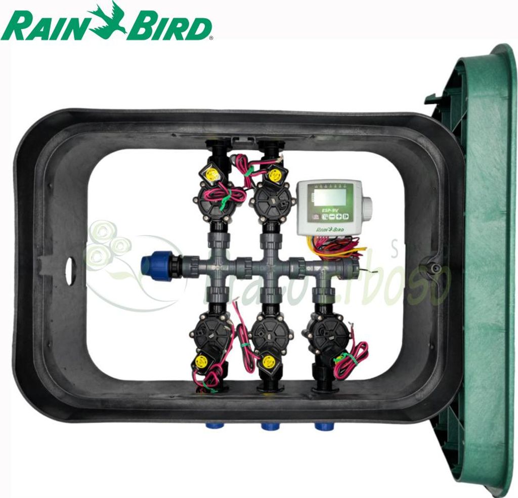 PA-DV-P5 - 1" 5-Zonen-Ventilkasten mit Rain Bird Komponenten