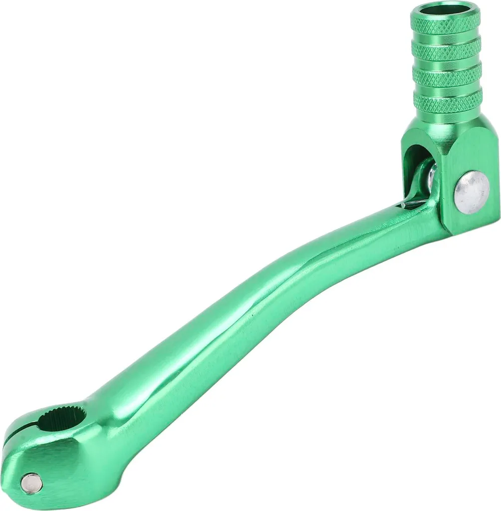 Leva Avviamento Moto Universale Verde Alluminio CNC | Kickstarter Robusto - 5