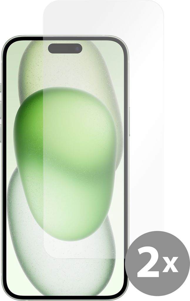 Schutzfolie Apple iPhone 15 Plus - Panzerglas - Cazy - Transparant