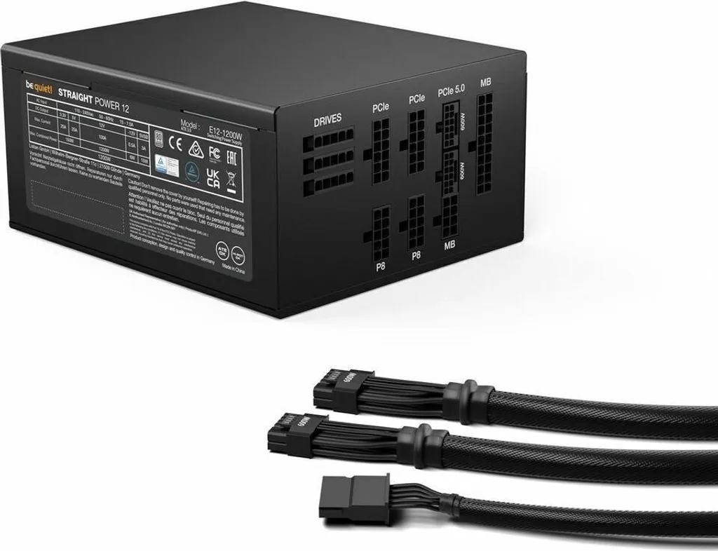 Bloc d'alimentation Be Quiet! BN339 ATX 1200W 80 PLUS Platinum