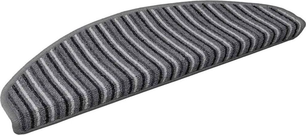 Selbstklebende Treppenschoner 15 pcs Grau 65 x 21 x 4 cm