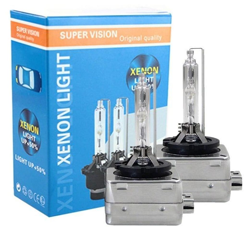 Xenon Techstar® SuperVision D1S-Lampen, 6000K, 35W, +50% Produktbild 