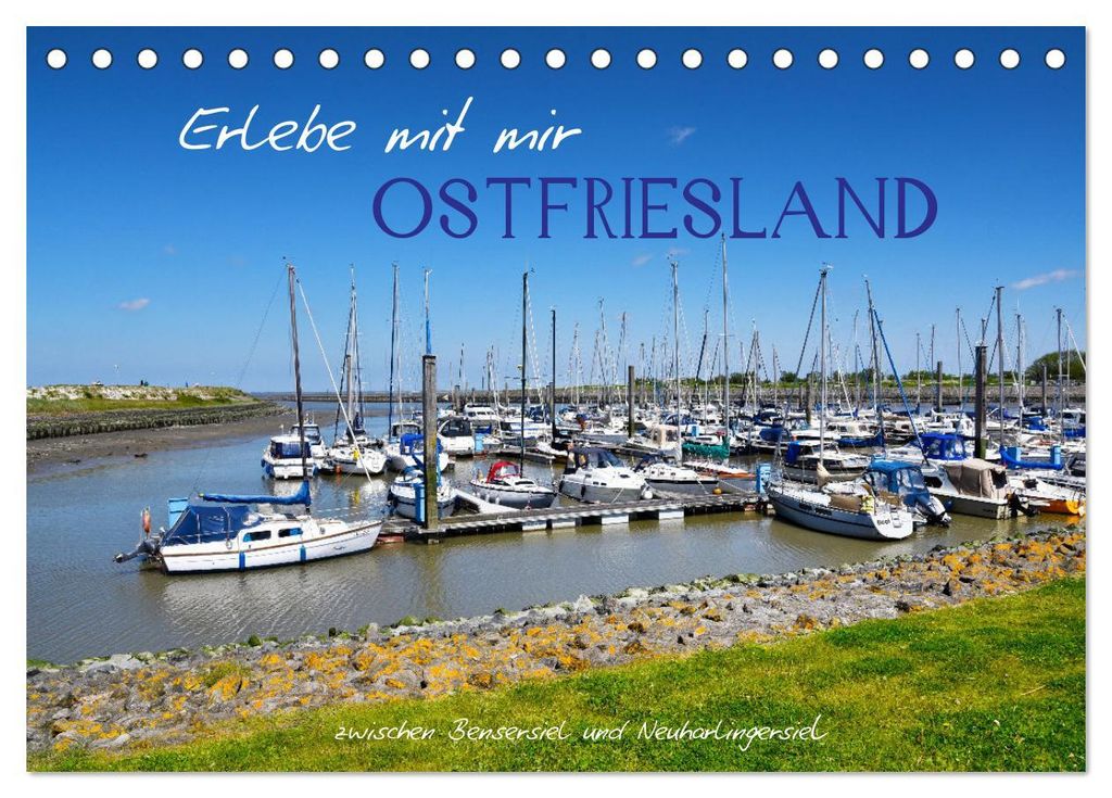 Erlebe mit mir Ostfriesland (Tischkalender 2027 DIN A5 quer), CALVENDO Monatskalender