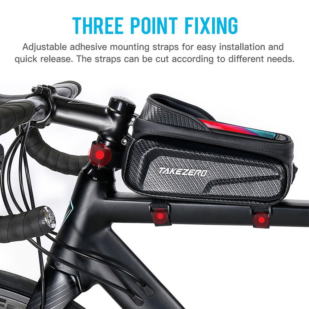 Tech-Protect V2 Fahrradtasche, Größe L, Schwarz Tech-Protect V2 Fahrradtasche, Größe L, Schwarz