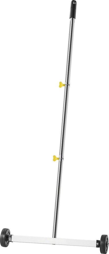 Magnetkehrer - Magnetbesen mit Rädern - Arbeitsbreite 43 cm - Aufnahmekapazität 4,5 kg - Verstellbarer Griff - Für Nägel & Schrauben - Für Gar...
