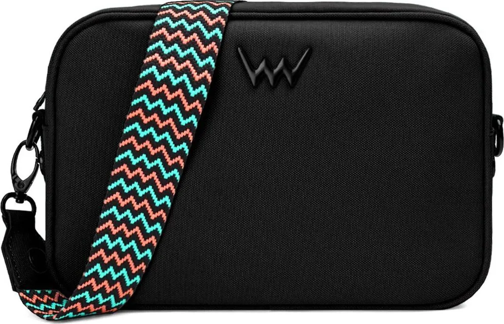 Vuch Sac à bandoulière Sigi noir idéal pour sorties et usage quotidien