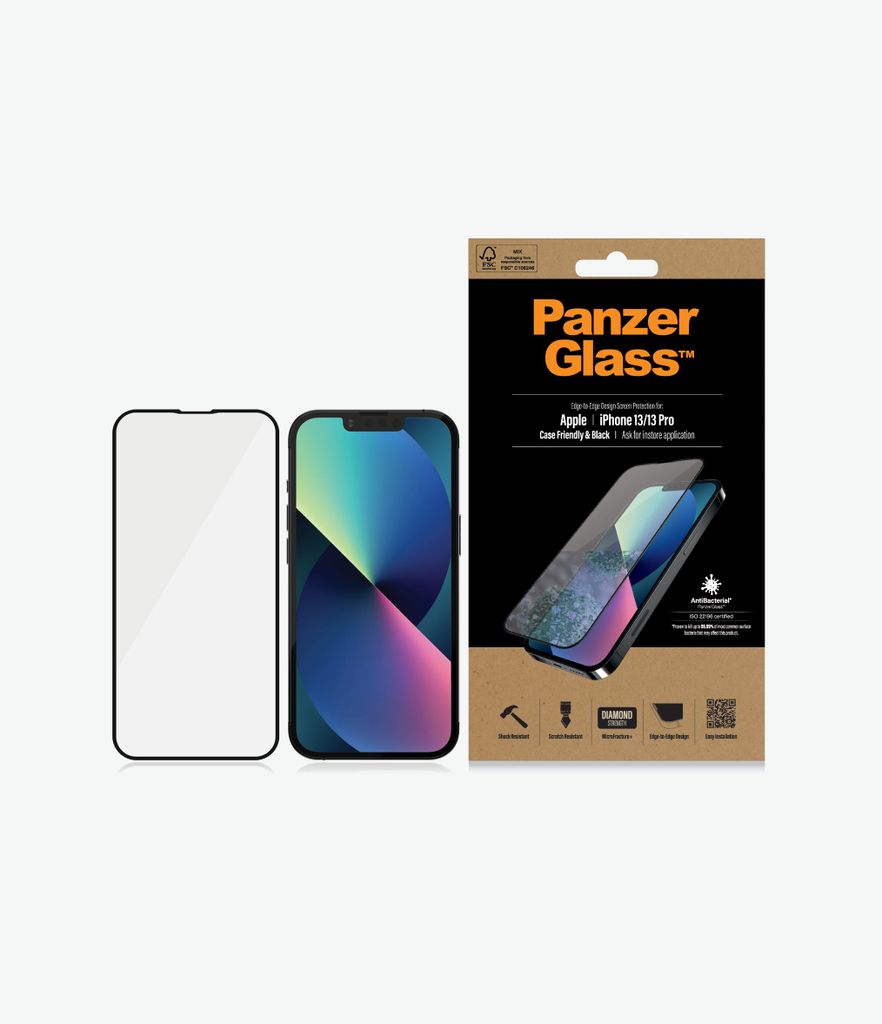 Apple AntiBacterial PanzerGlass™ Screen Protector für Produktbild 3