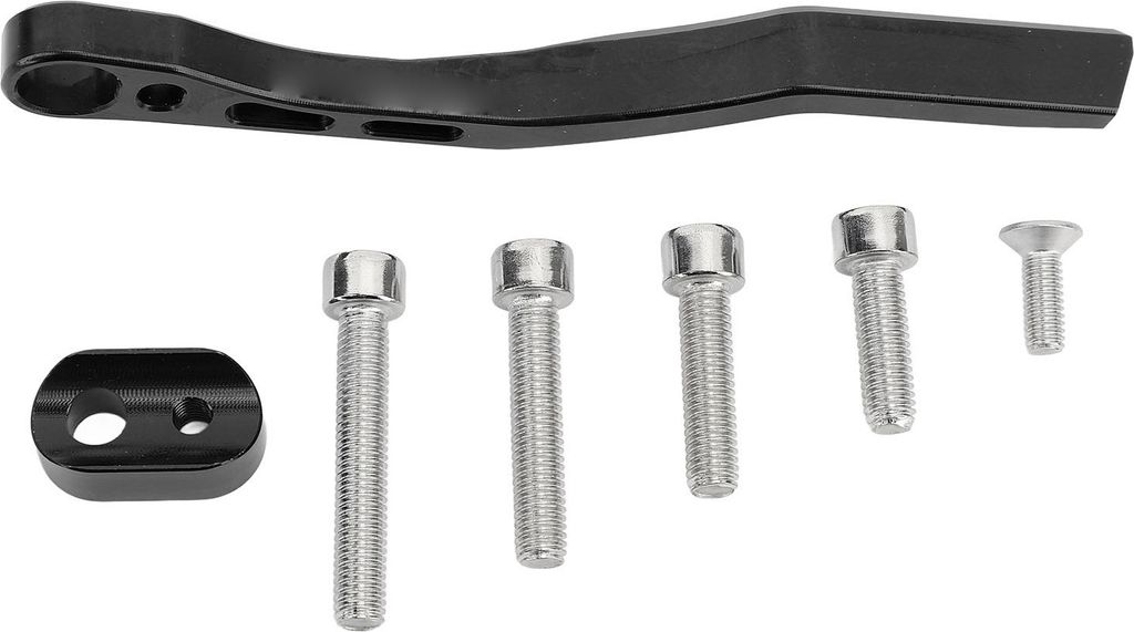 Kettenfänger schwarz Alu anodisiert Anti-Drop Kettenschutz Produktbild 